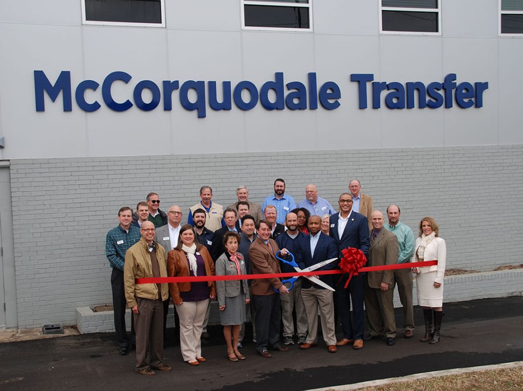 A Ribbon Cutting Event was held Tuesday, January 9, 2018 at the new offices of McCorquodale Transfer, located at 2714 2nd Avenue North in Birmingham, AL.